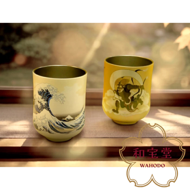 和寶堂 和風真空雙層不鏽鋼 保溫保冷日式茶杯 (湯呑み)