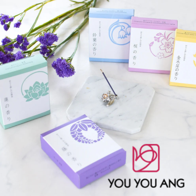悠悠庵 YouYouAng．祈禱與療癒線香 (短寸花香系列)