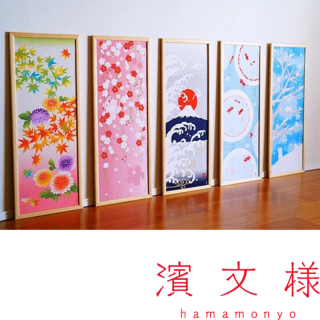 濱文様 Hamamonyo・經典繪手拭巾